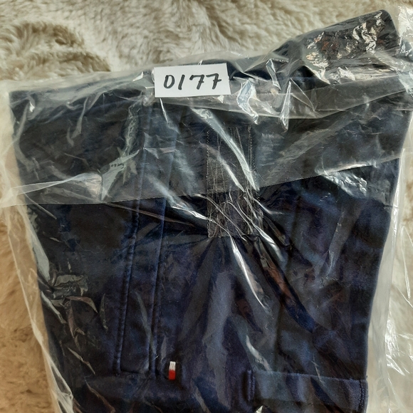 Tommy Hilfiger Chino Shorts Womens Unisex Size 16 Navy Blue Nautical - Picture 11 of 11